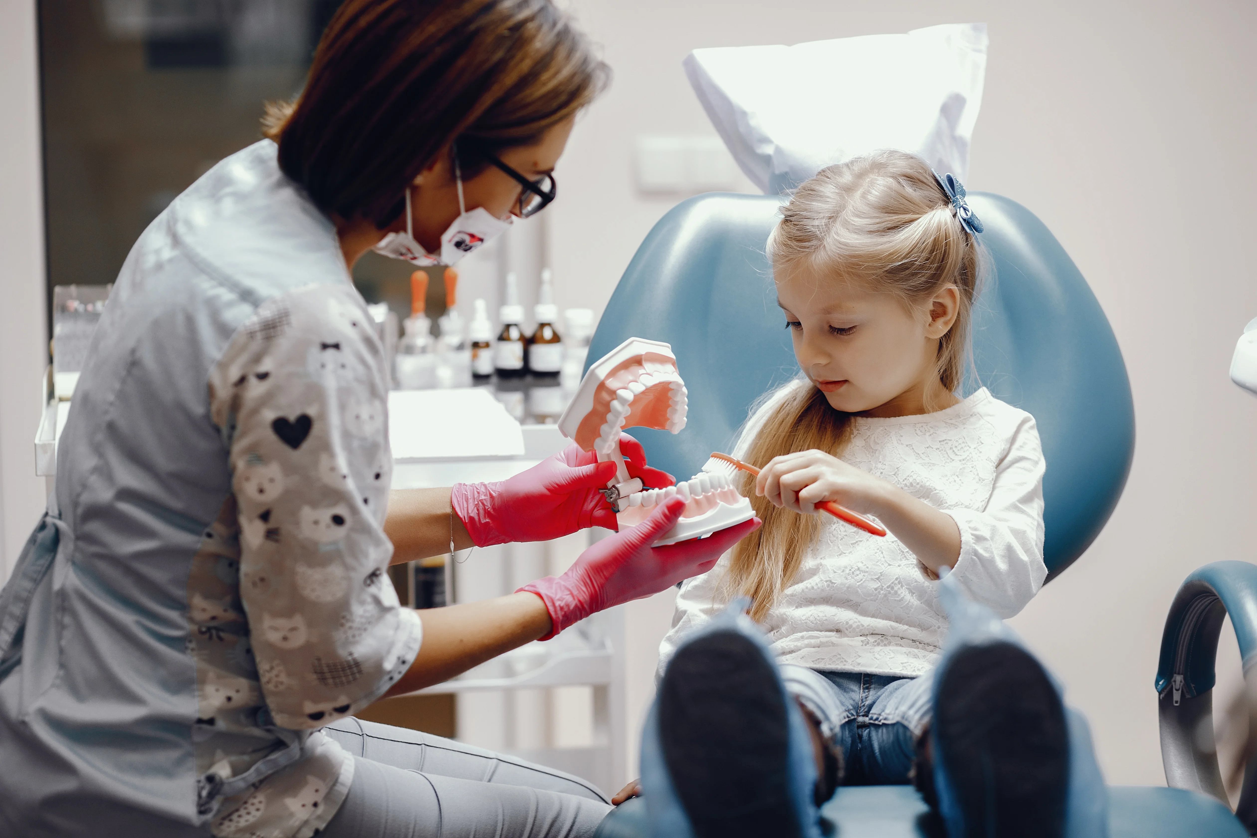Cuida la higiene dental de tus niños